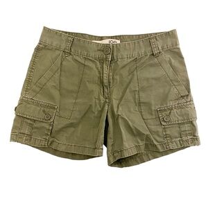 Joe Fresh Military Green Cargo Shorts, Size 2